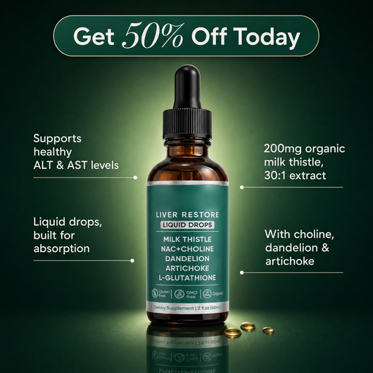 Complete Liver Support Drops - Daily Liver Protection, Naturally